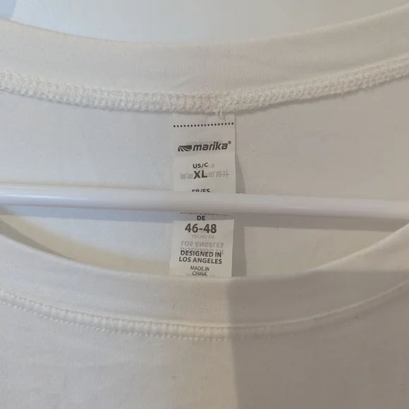 Marika Women's Cream Short Sleeve Tee - Picture 2 of 3